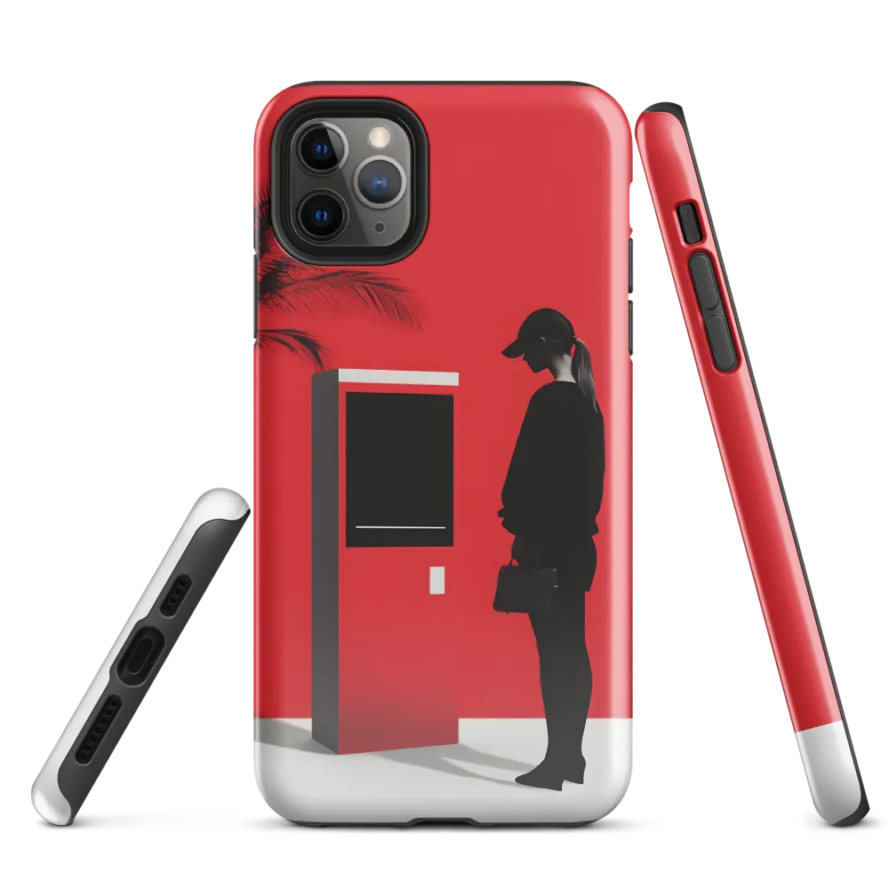 Contemplation in Red | Phone Case |  11 Pro Max | Tough Case | Glossy