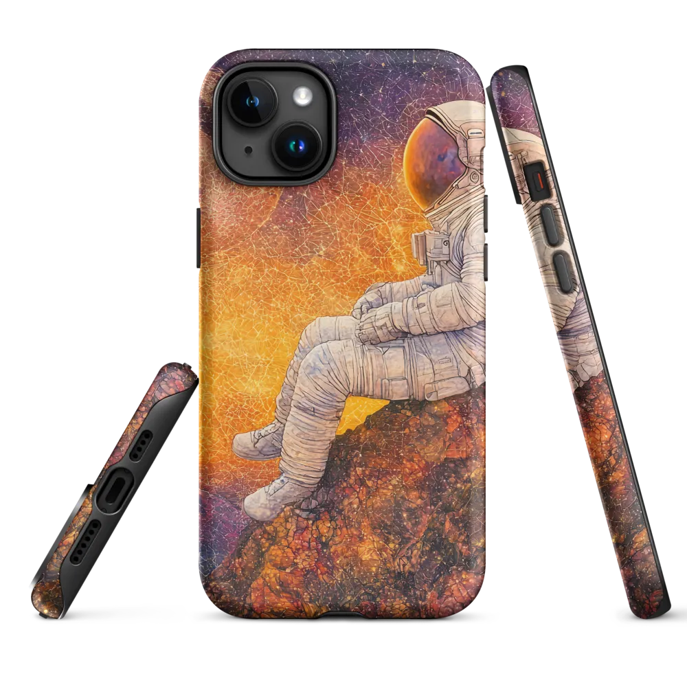 Cosmic Contemplation | Phone Case |  15 Plus | Tough Case | Matte