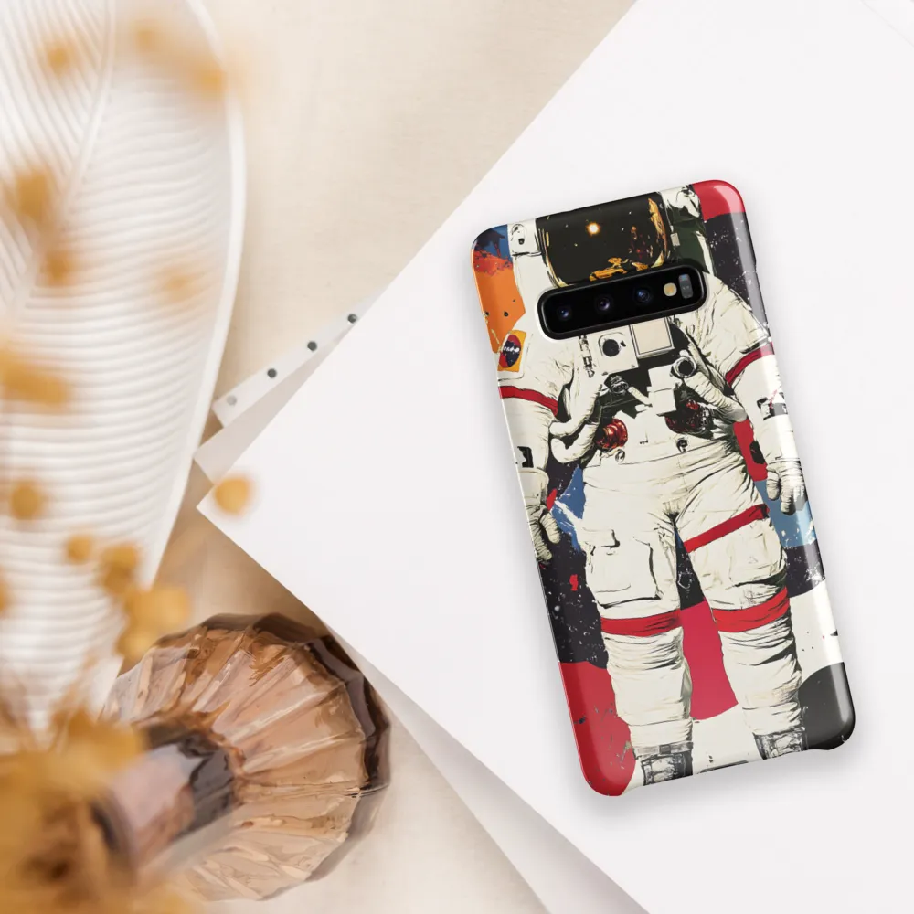 Cosmic Encounter: The Astronaut's Journey | Phone Case |  S10 Plus | Snap Case | Glossy