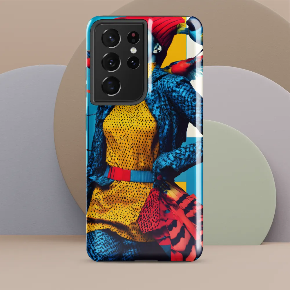 Vibrant Fusion of Nature and Fashion