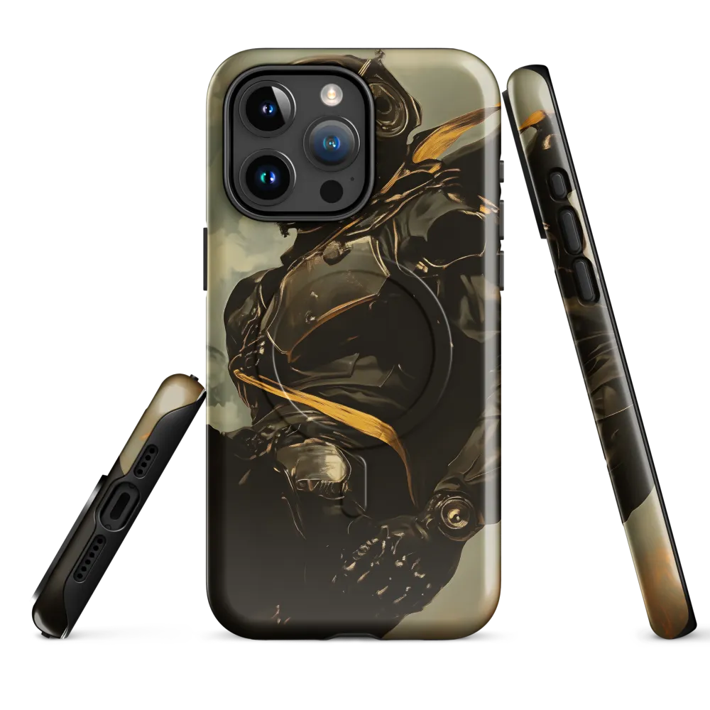 Ethereal Explorer: The Enigmatic Astronaut | Phone Case |  15 Pro Max | MagSafe® Tough Case | Glossy