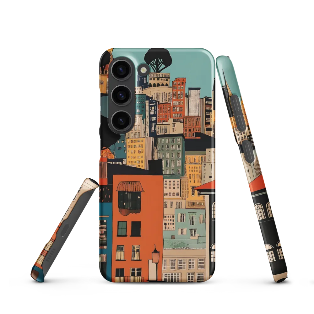 Urban Fusion: A Colorful Cityscape