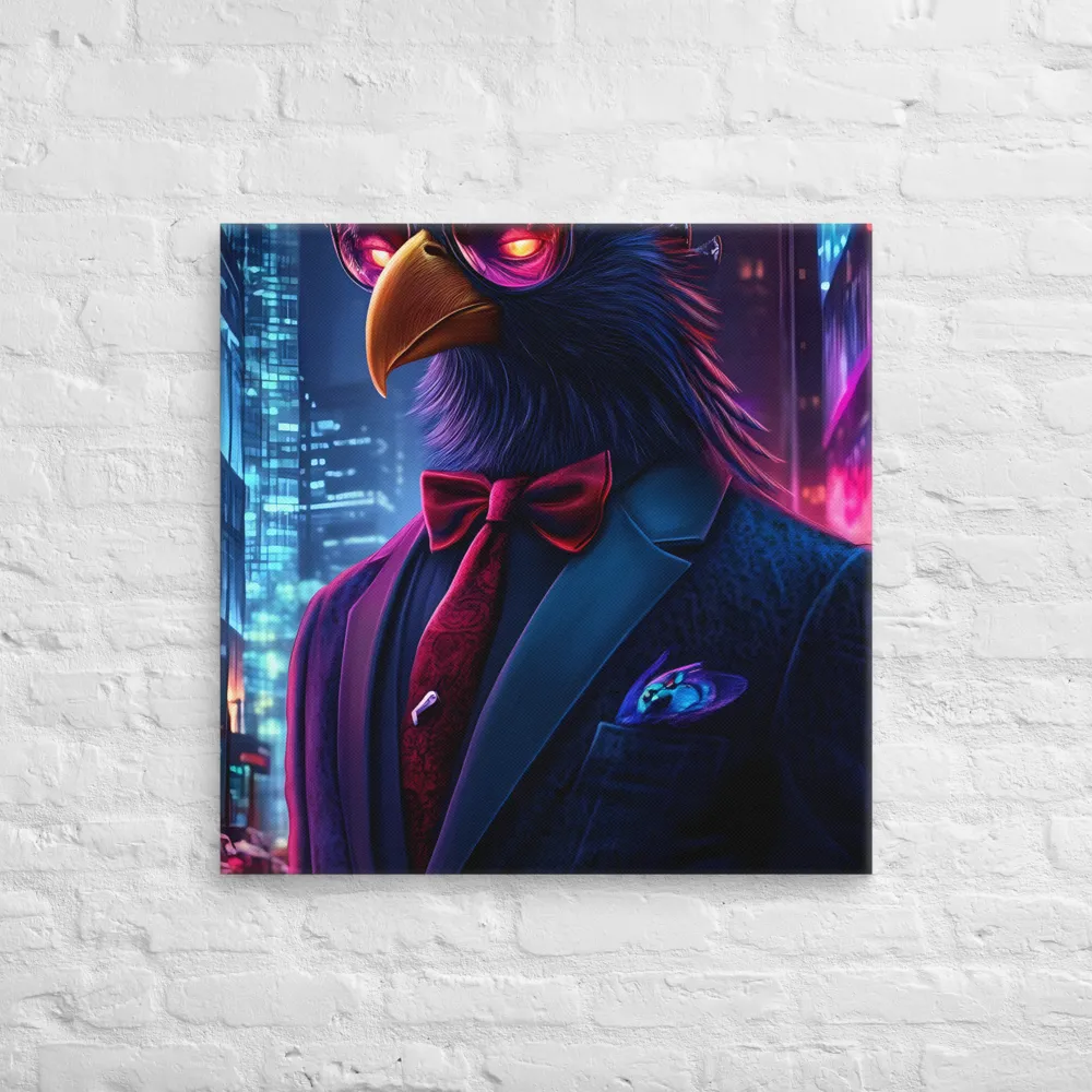 The Dapper Avian | Canvas | 28″×28″