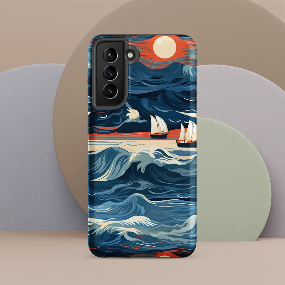 Ocean Whispers: A Voyage at Dusk
