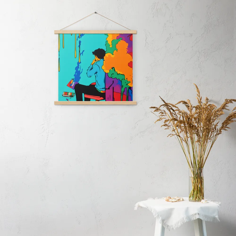 The Artist Within | Poster With Oak Wood Hanger | 18″×18″