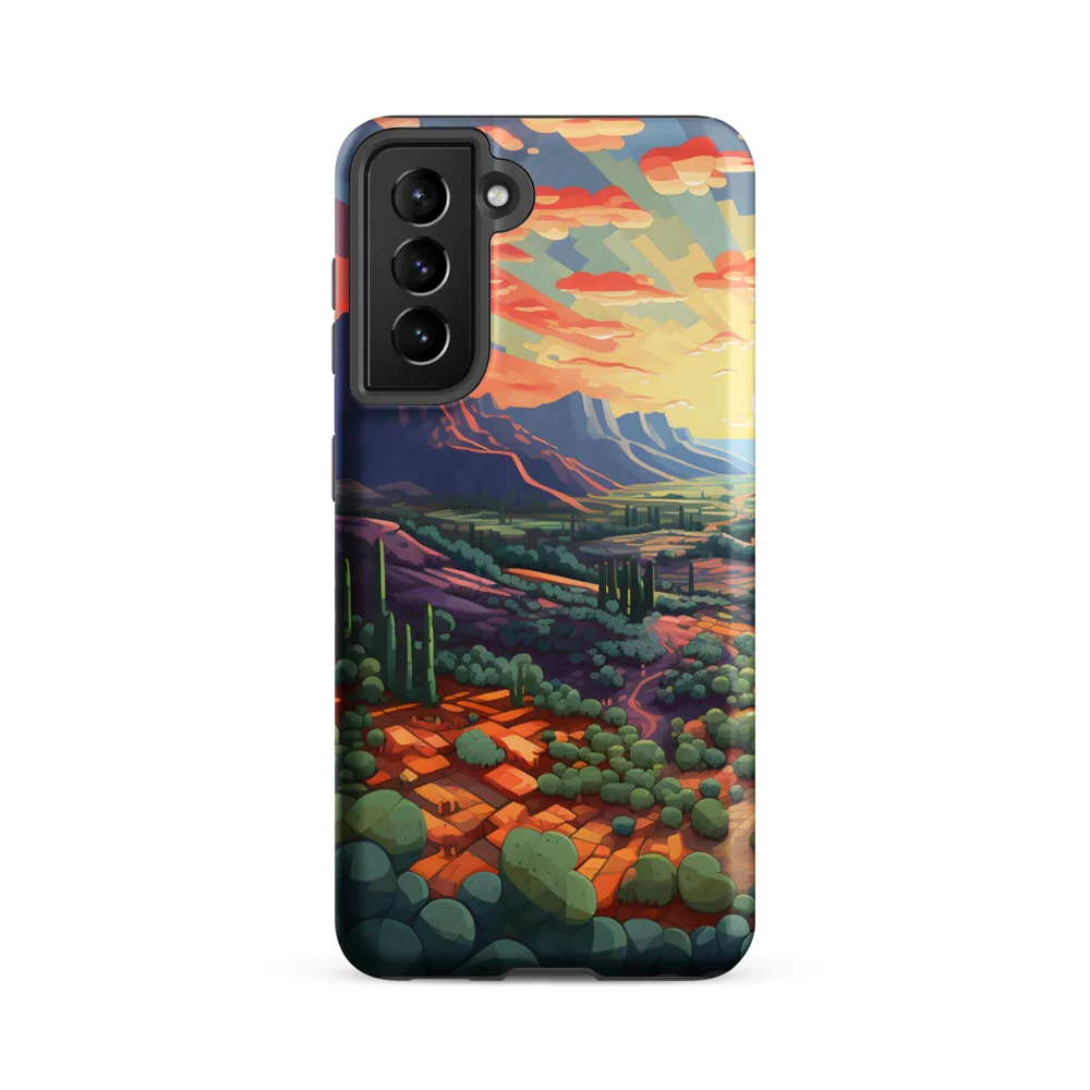 Desert Serenity at Dusk | Phone Case |  S21 FE | Tough Case | Matte