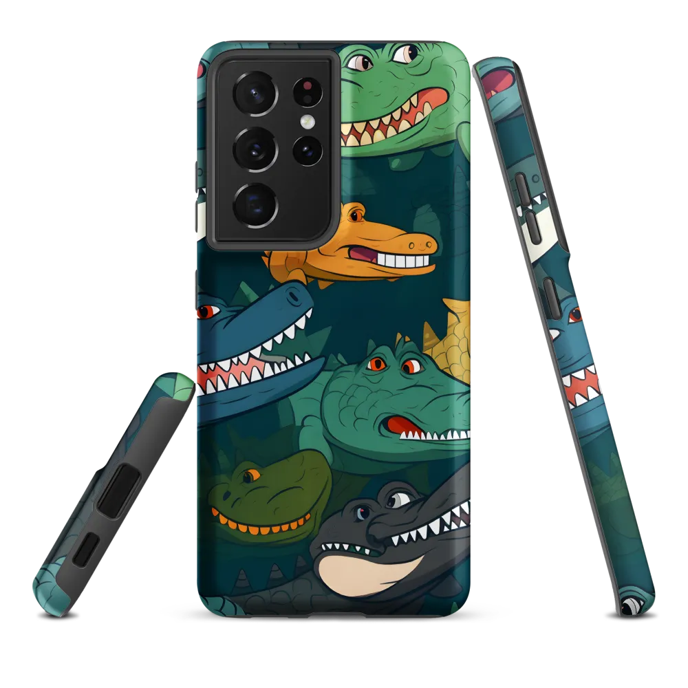 Cheerful Crocodilian Parade