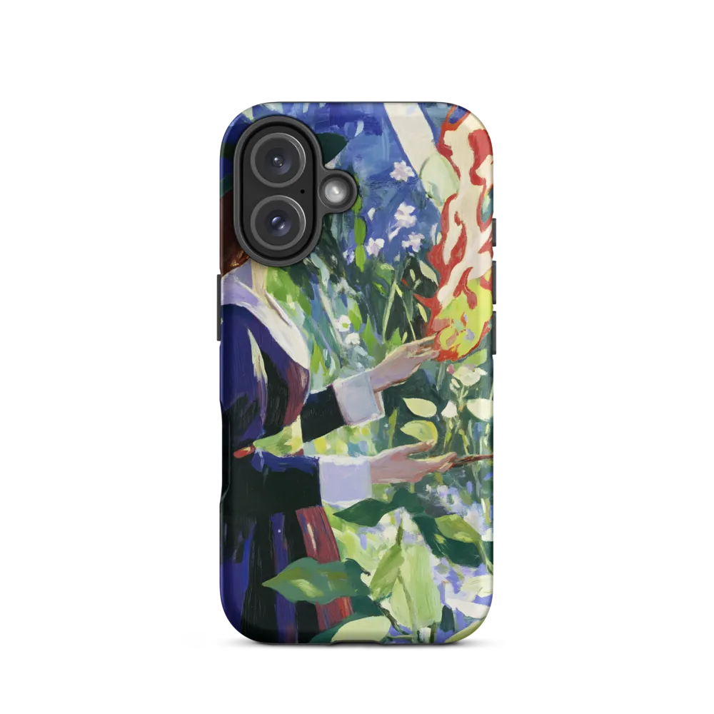 Enchanting Flames: A Dance with Nature | Phone Case