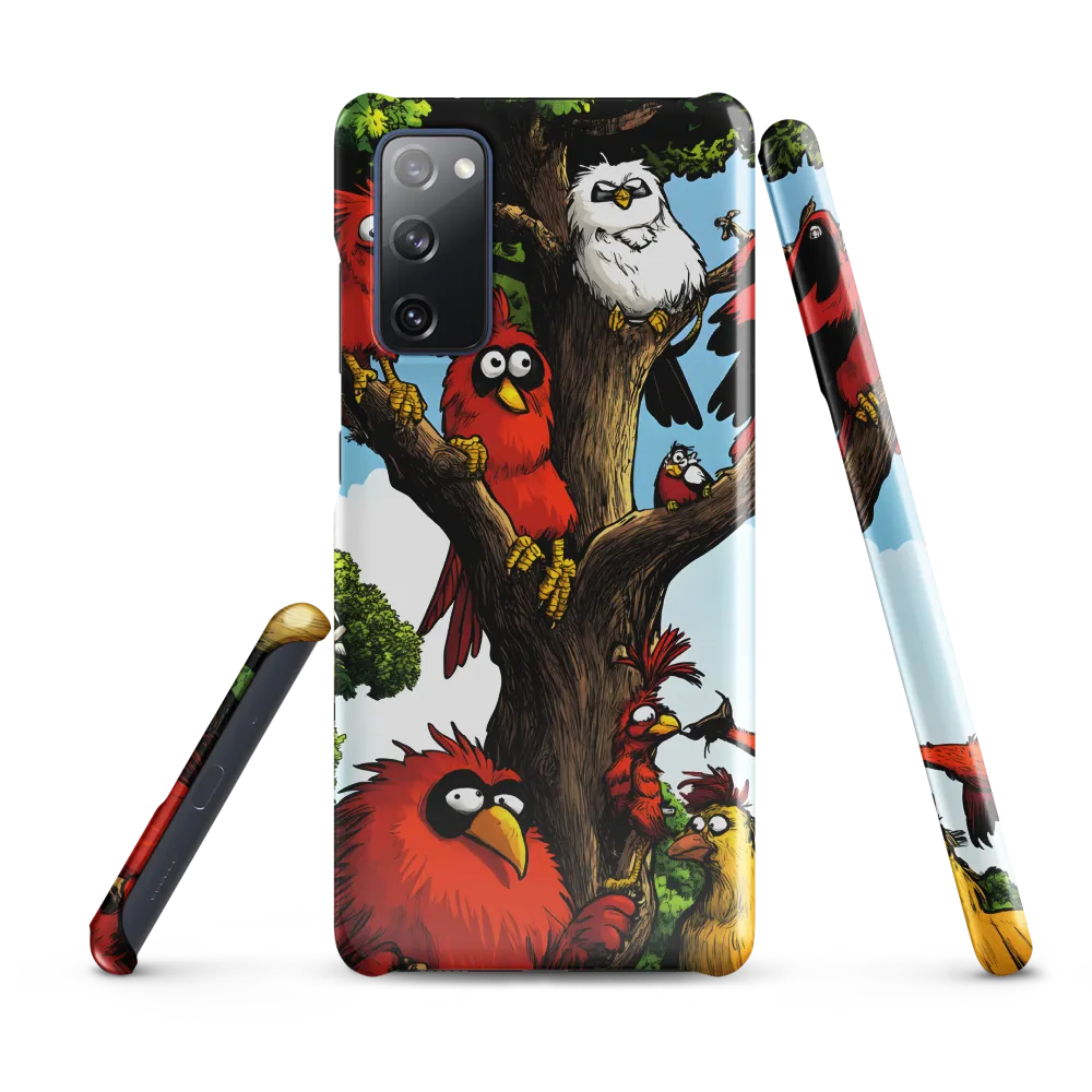 Whimsical Avian Gathering