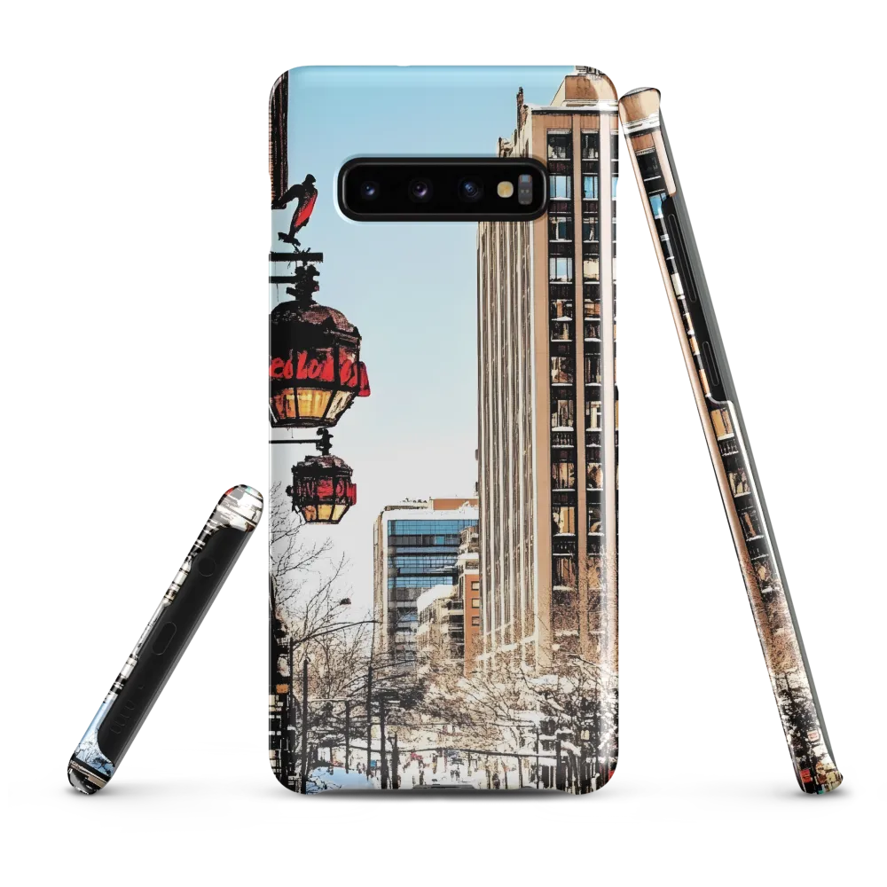 Winter's Urban Embrace | Phone Case |  S10 Plus | Snap Case | Glossy