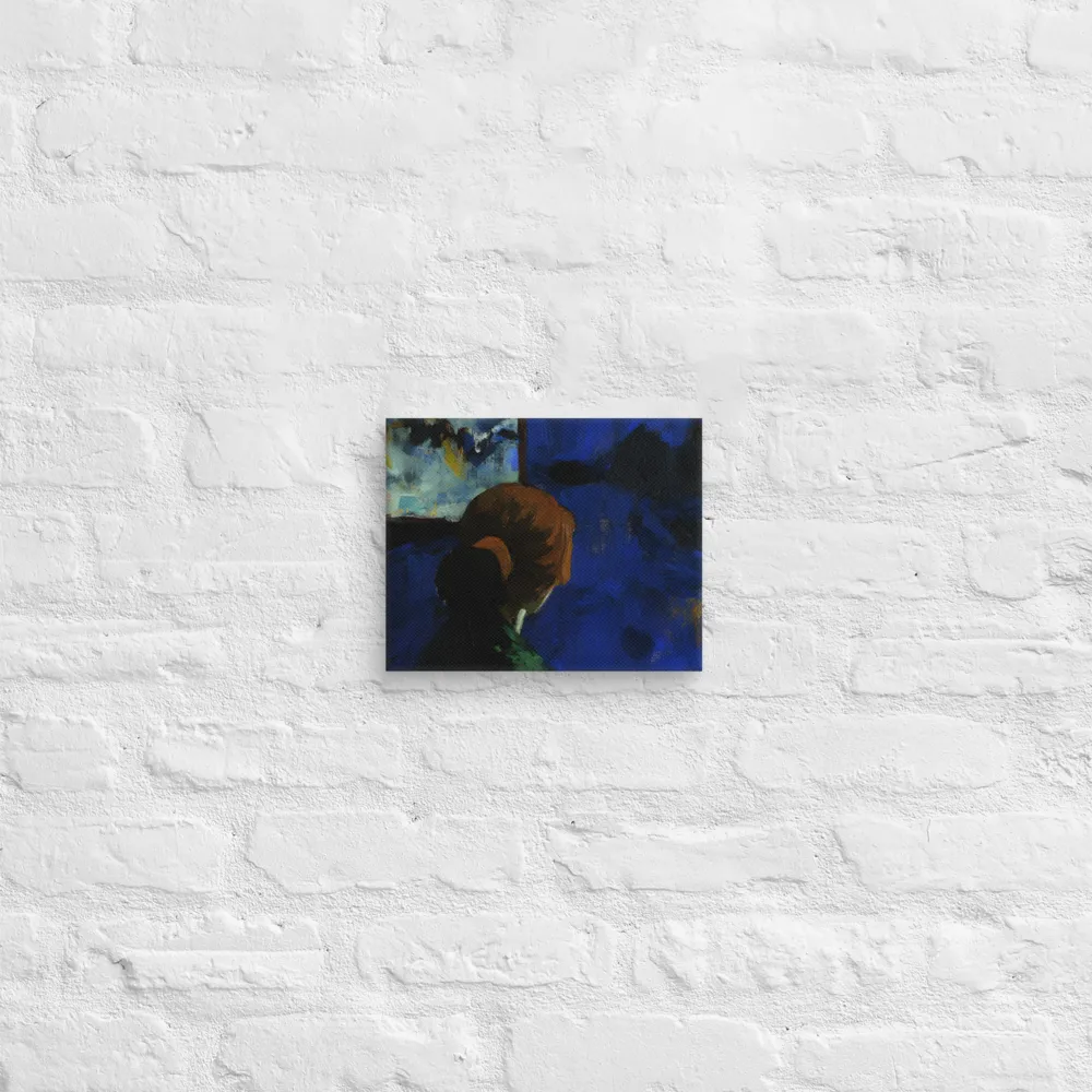 Contemplation Under the Night Sky | Canvas | 8″×10″