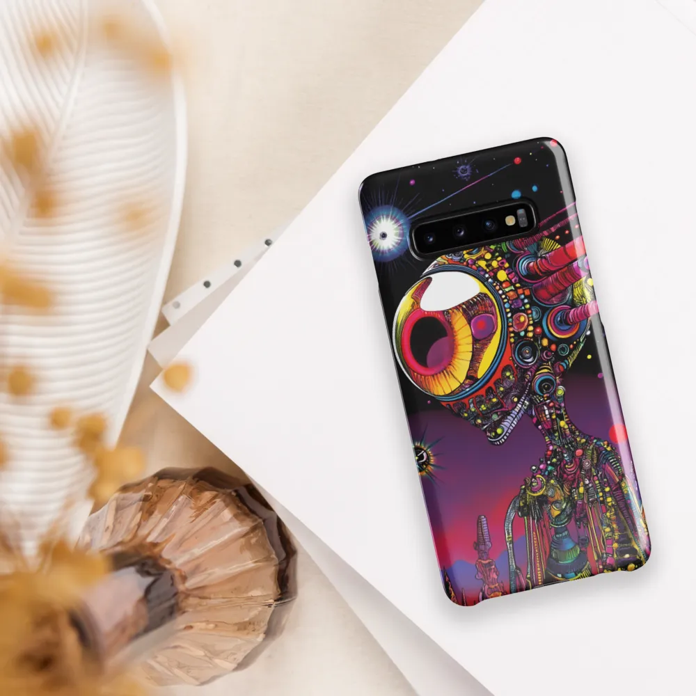 Cosmic Alien Odyssey | Phone Case |  S10 Plus | Snap Case | Glossy