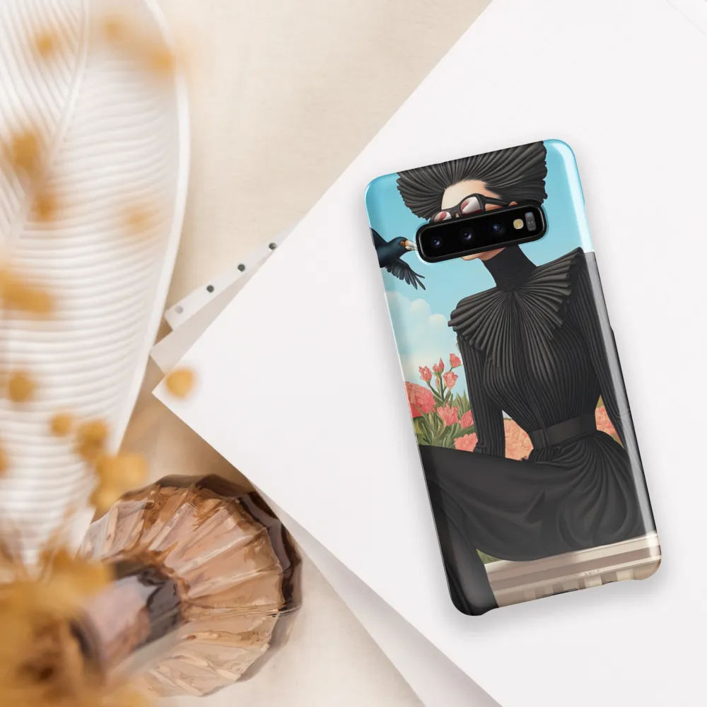 Chic Elegance in Bloom | Phone Case |  S10 Plus | Snap Case | Glossy