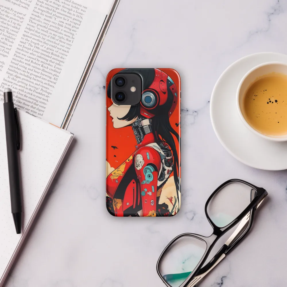 Ethereal Mechanica: A Cyberpunk Portrait | Phone Case |  12 | Snap Case | Glossy