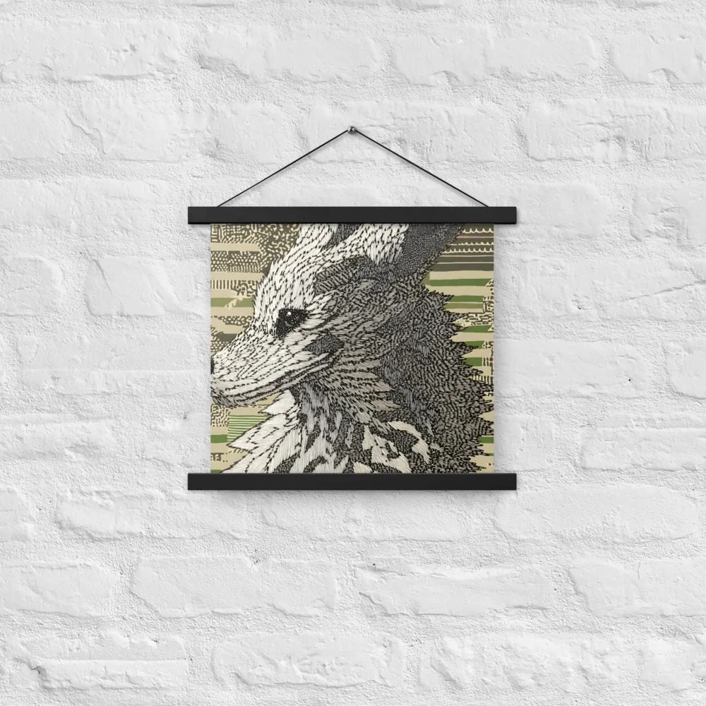 Reflections of the Forest | Poster With Black Wood Hanger | 14″×14″