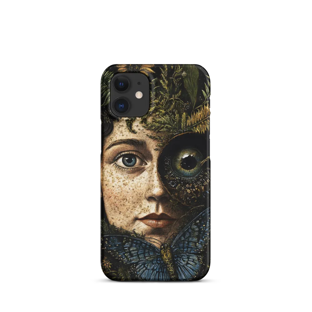 Nature's Embrace: A Surreal Portrait | Phone Case |  12 Mini | Snap Case | Matte