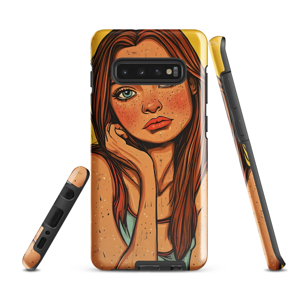 Contemplative Muse | Phone Case |  S10 Plus | Tough Case | Glossy