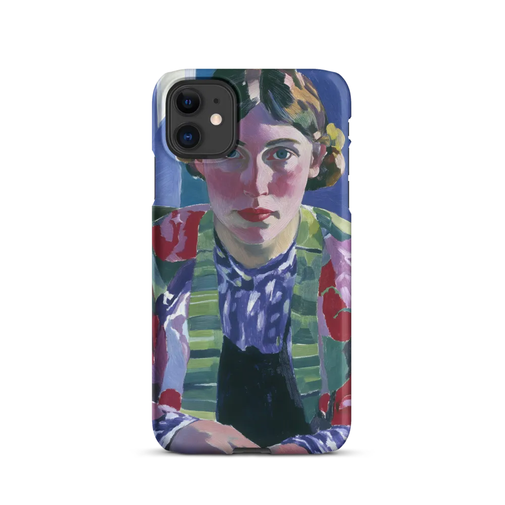 Vibrant Gaze: A Modernist Portrait