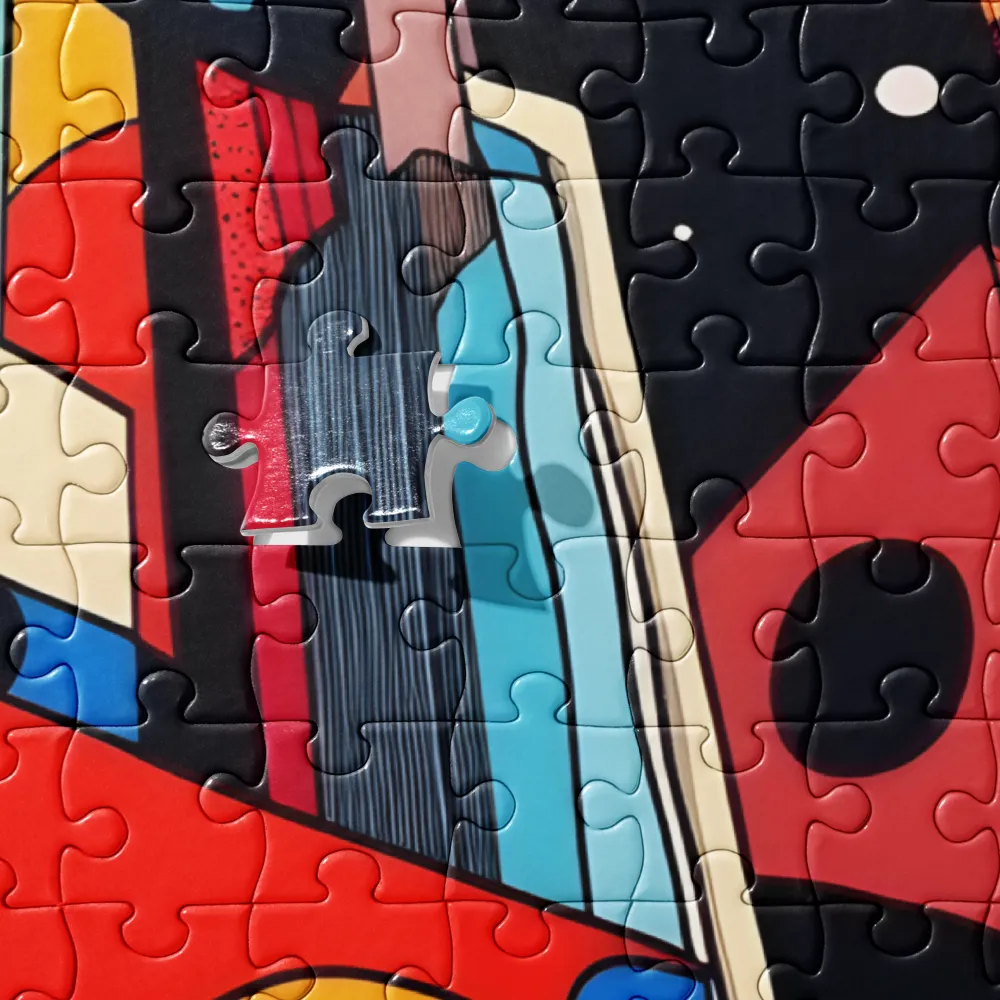 Urban Symmetry: A Dance of Geometry | Jigsaw Puzzle | 252/520 pieces