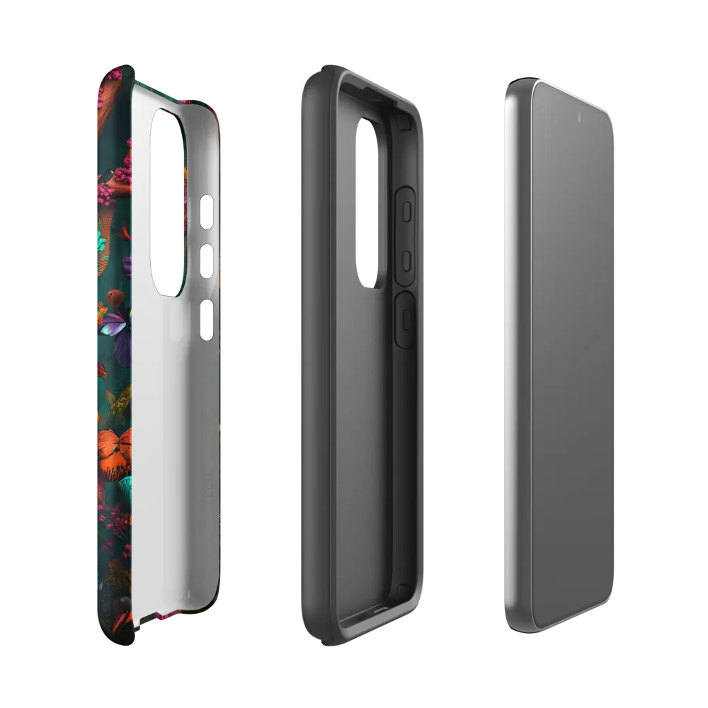 Whimsical Blossoms of the Enchanted Forest | Phone Case |  S23 | Tough Case | Matte