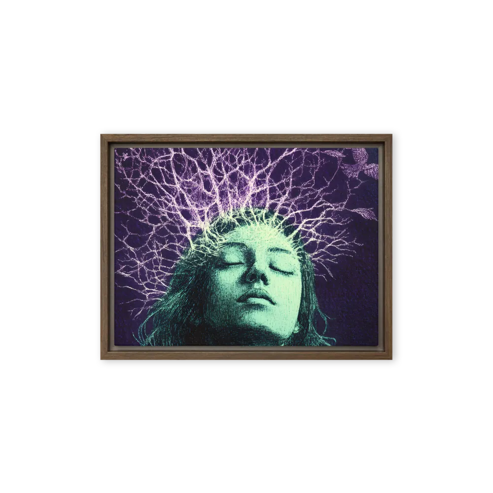 Whispers of Freedom | Canvas with Brown Frame | 12″×16″