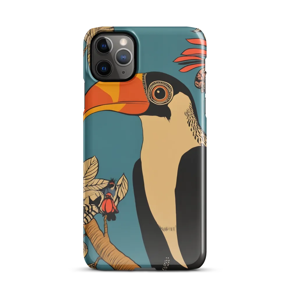 Tropical Majesty: The Toucan at Rest | Phone Case |  11 Pro Max | Snap Case | Glossy