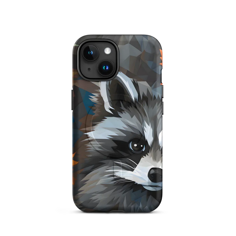 Whispers of Autumn: The Raccoon's Gaze