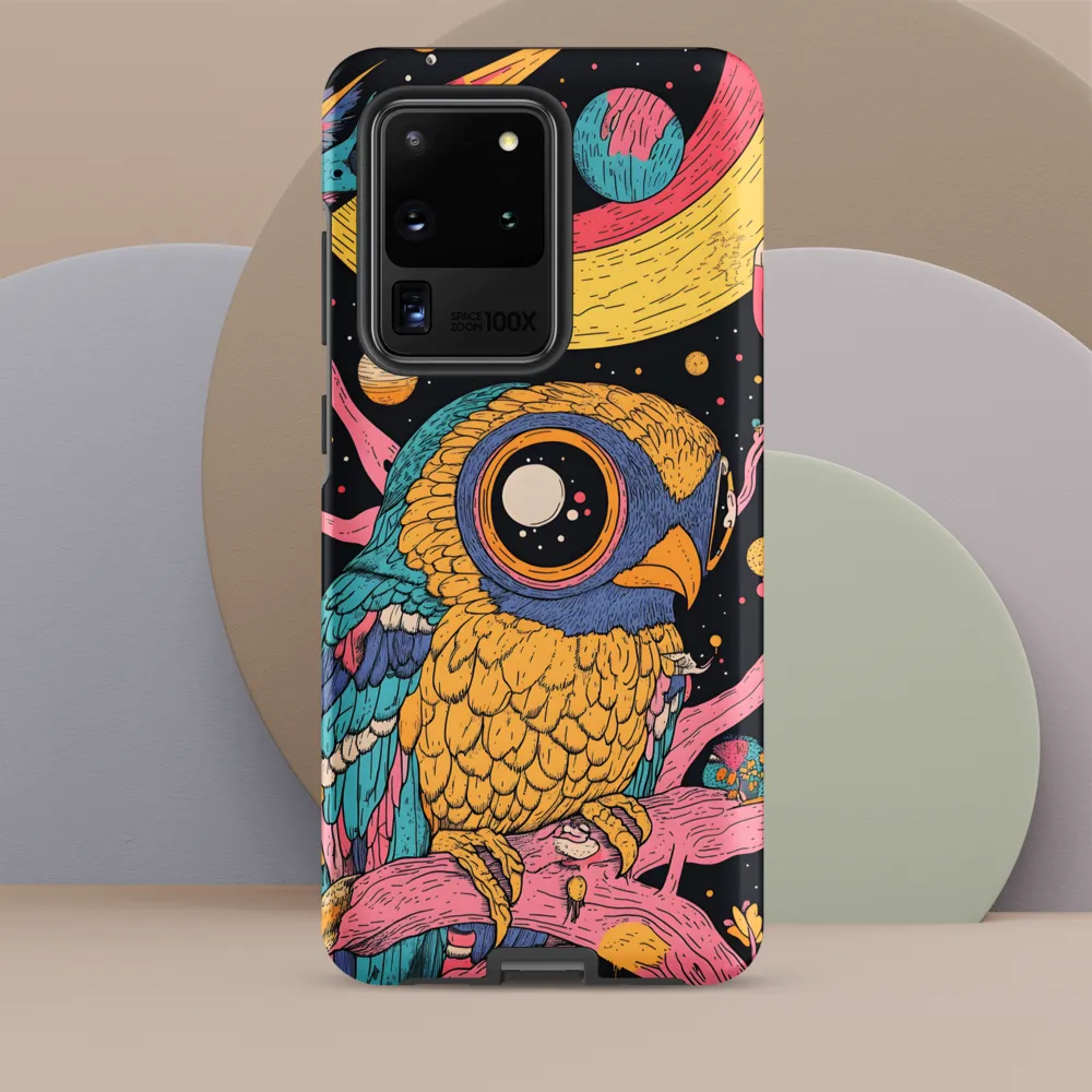 Whimsical Cosmic Owl