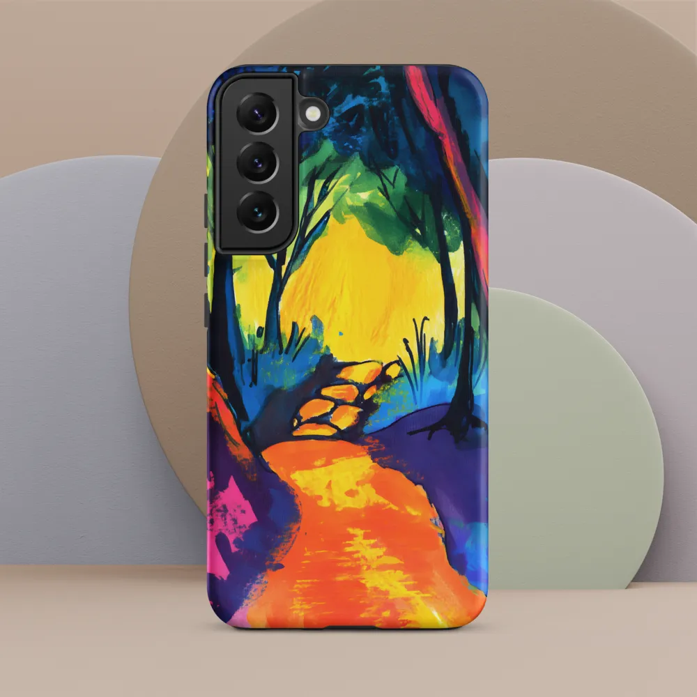 Path Through a Vibrant Forest