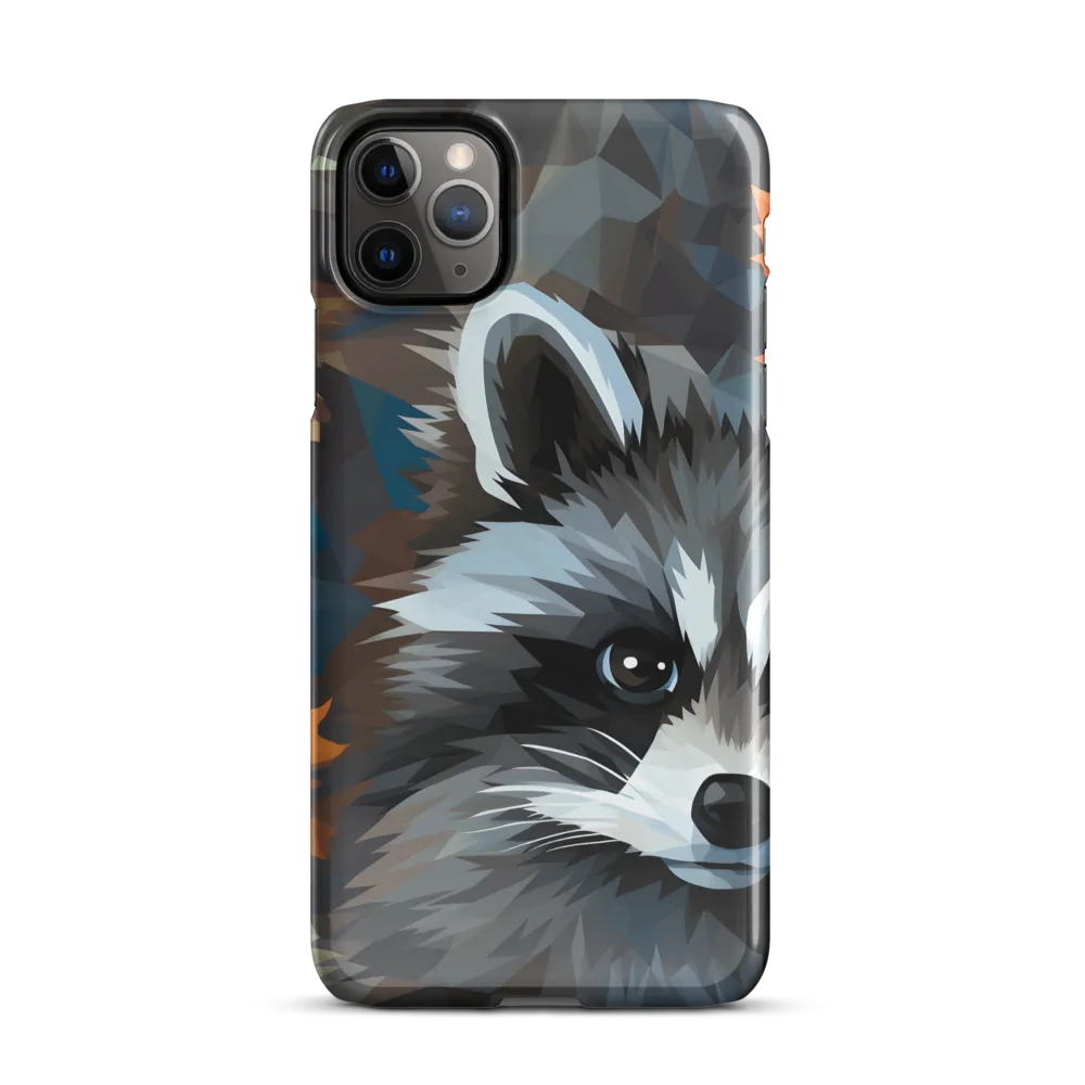 Whispers of Autumn: The Raccoon's Gaze | Phone Case |  11 Pro Max | Snap Case | Glossy