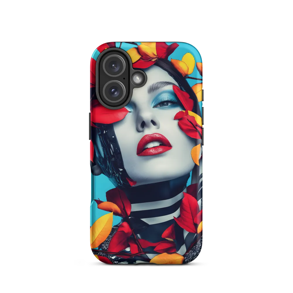 Futuristic Fusion: Nature Meets Technology | Phone Case |  16 | Tough Case | Matte