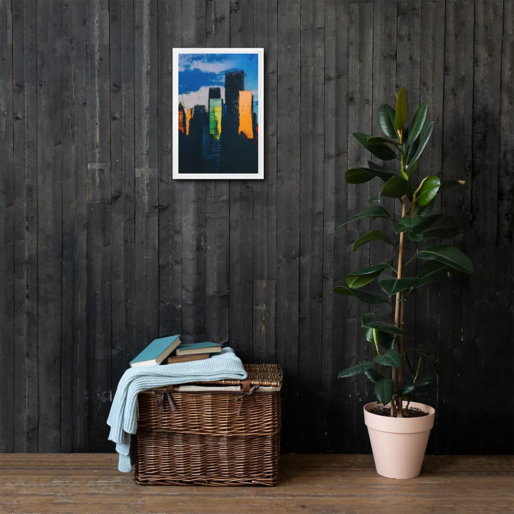 Reflections of Tranquility | Canvas with White Frame | 12″×18″