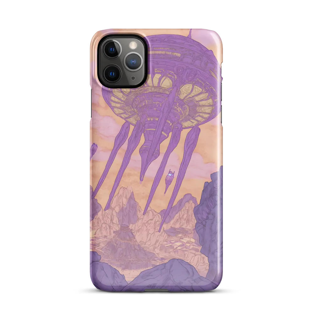 Elevated Serenity in a Futuristic Realm | Phone Case |  11 Pro Max | Snap Case | Glossy