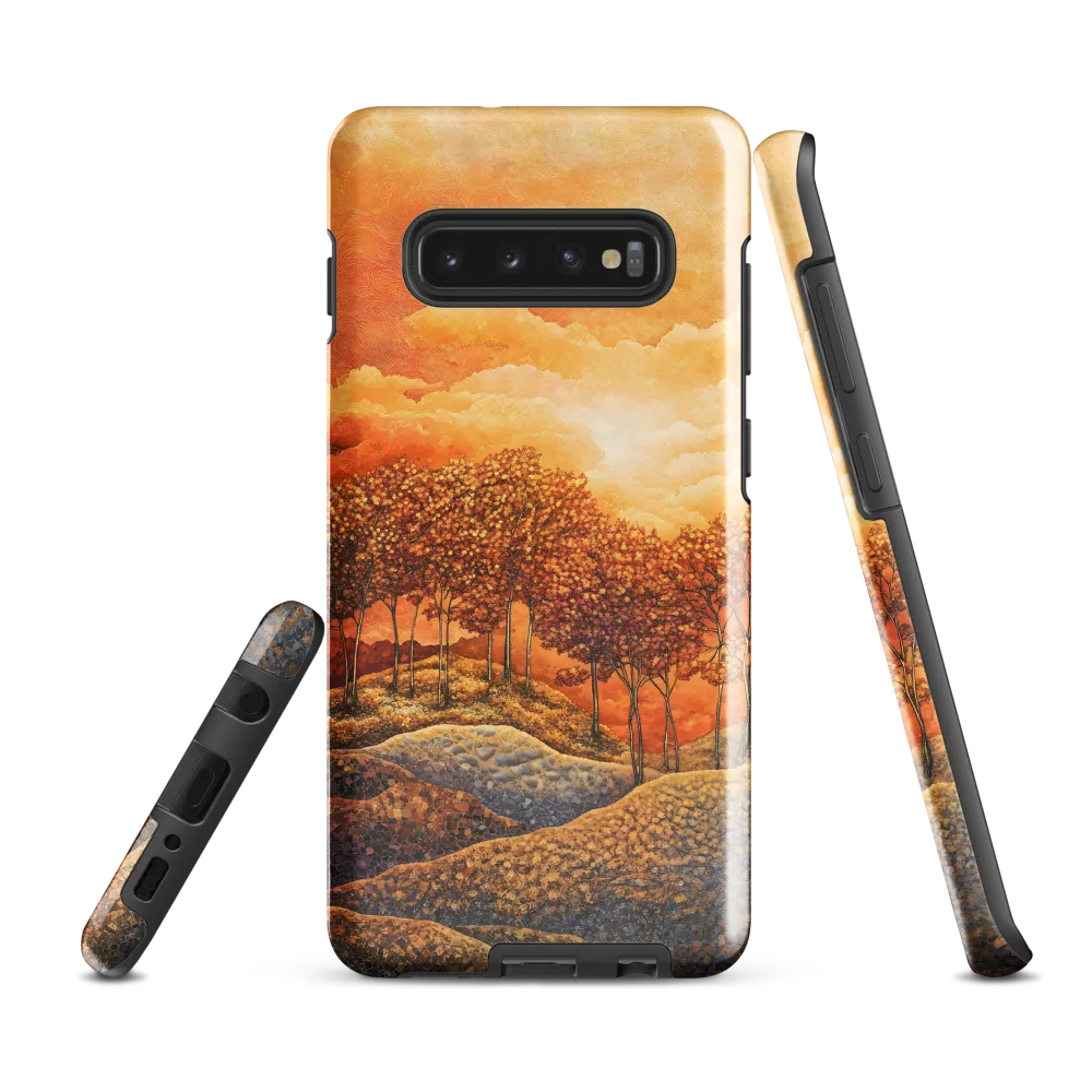 Golden Twilight | Phone Case |  S10 Plus | Tough Case | Glossy