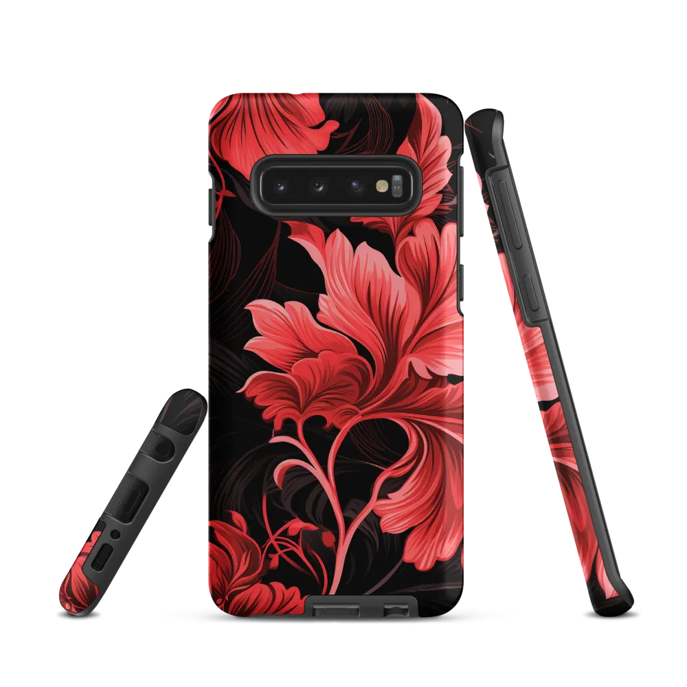 Tropical Elegance in Red