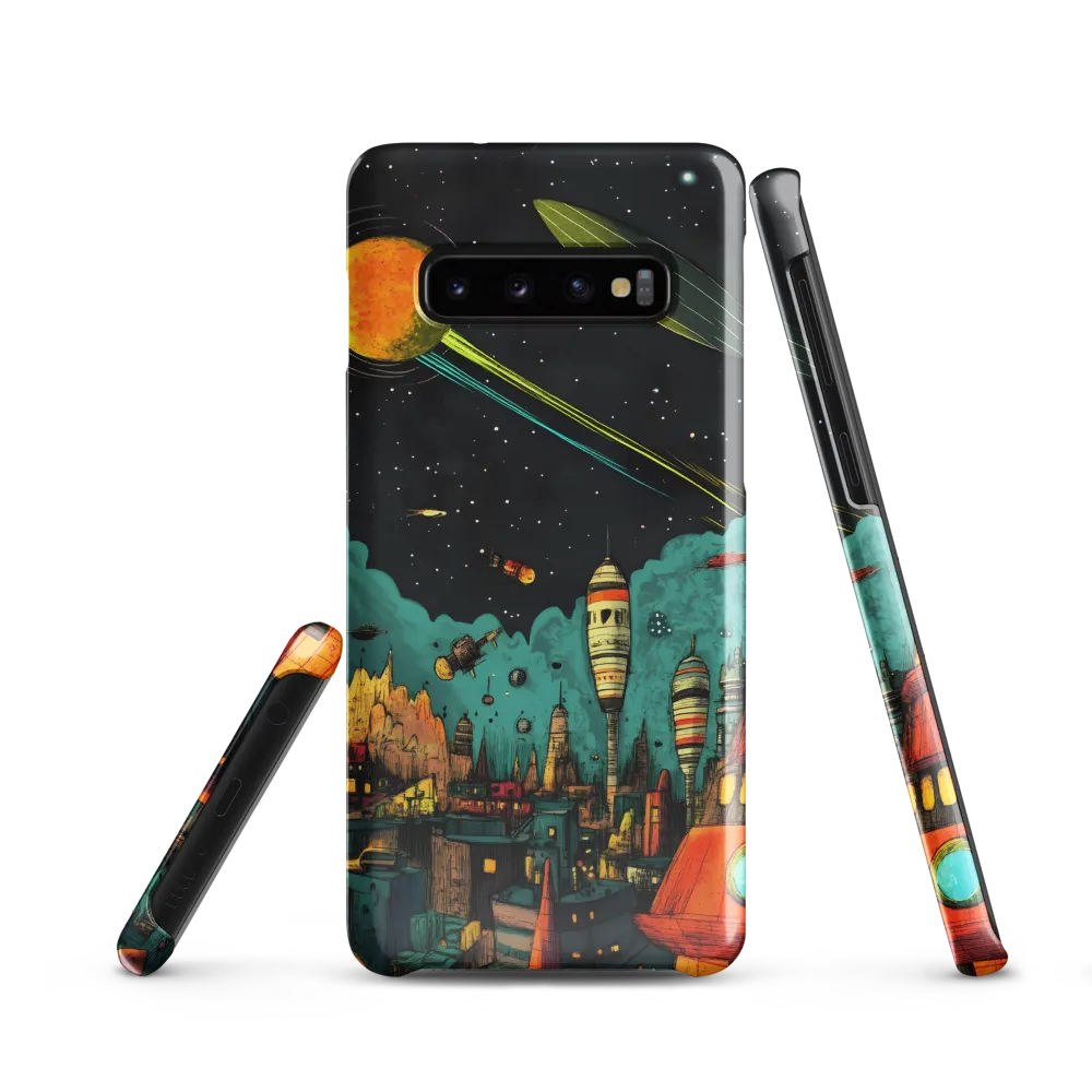 Galactic Cityscape: A Journey Through Imagination