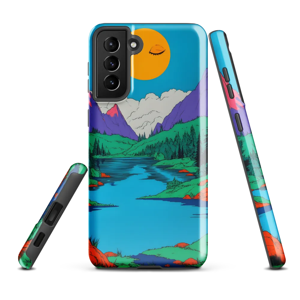 Whimsical Serenity in Vibrant Colors