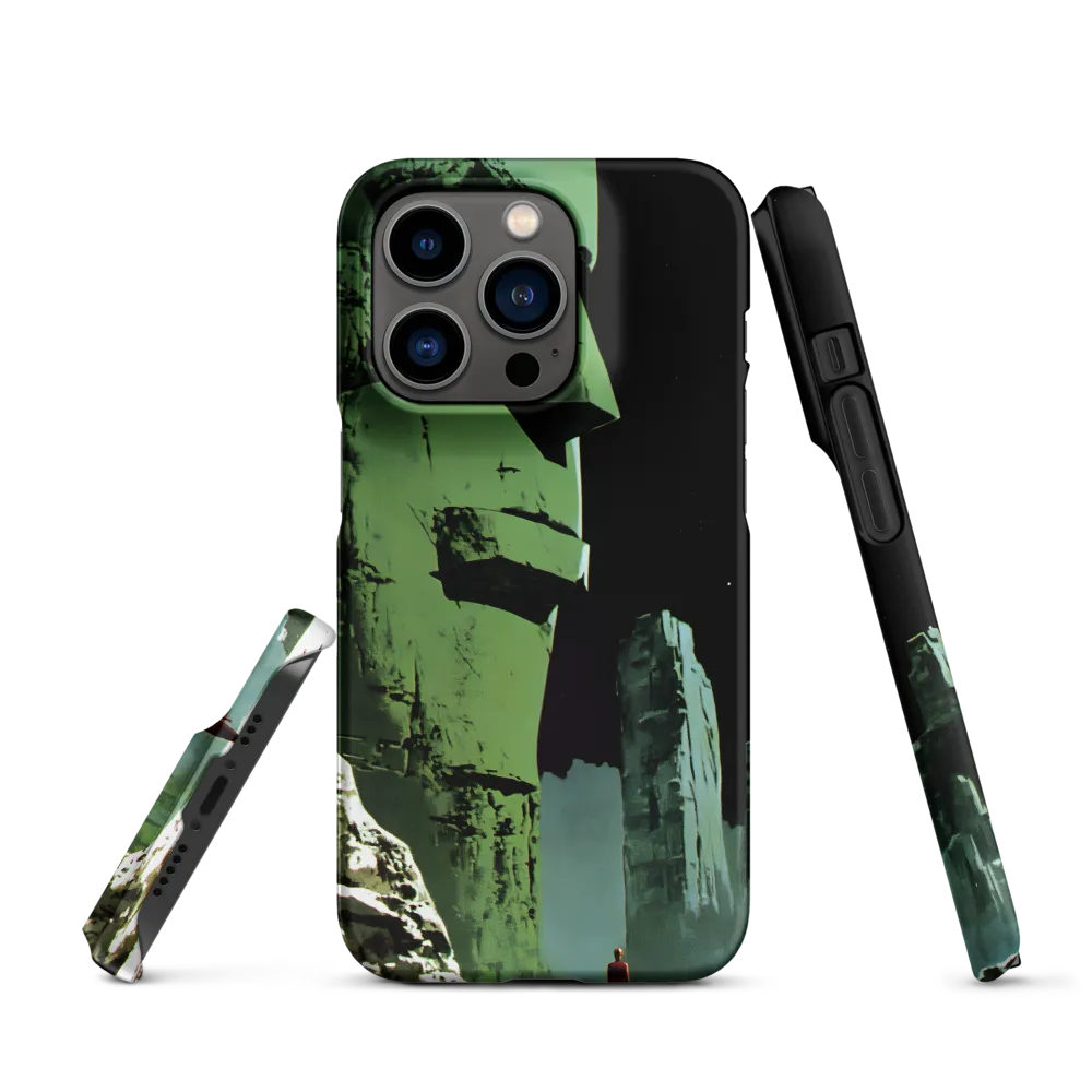 Green Colossus and the Lone Traveler