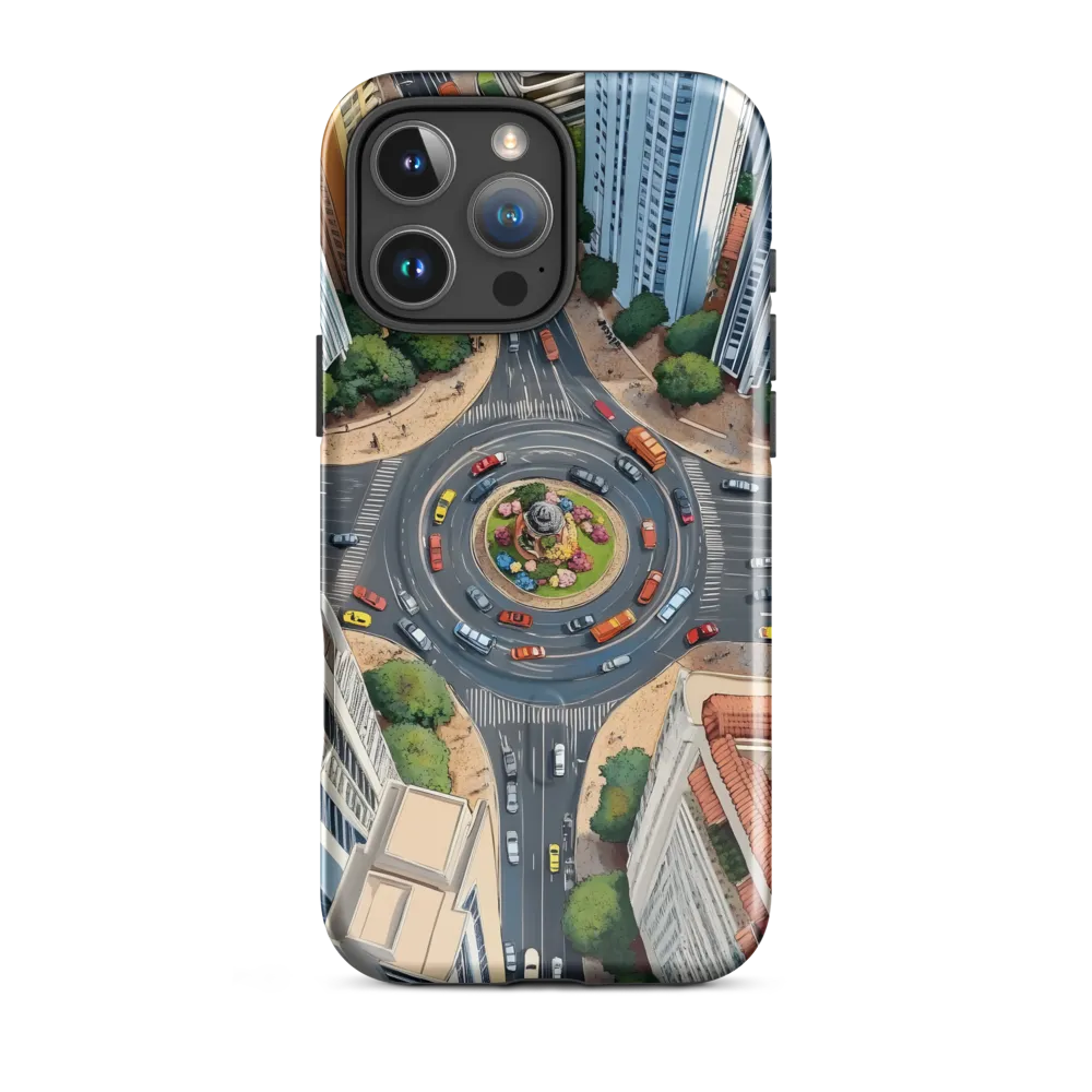 Urban Symphony: Aerial Vision of City Life