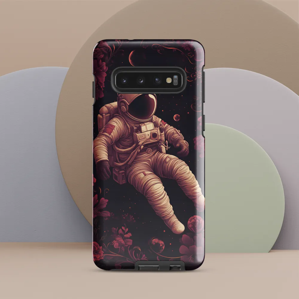 Cosmic Bloom: An Astronaut's Journey