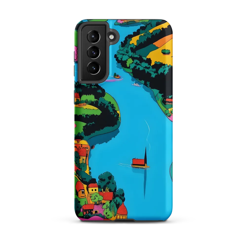 Whimsical River Landscape
