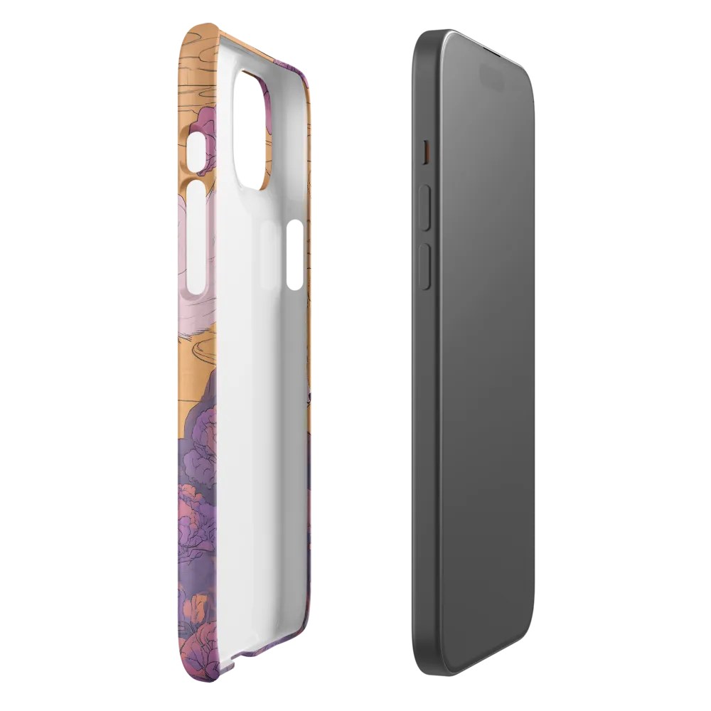 Whispers of the Violet Dawn | Phone Case |  15 Plus | Snap Case | Matte