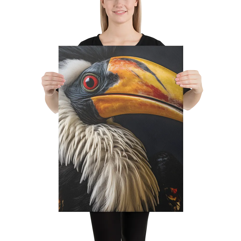 Majestic Hornbill Portrait