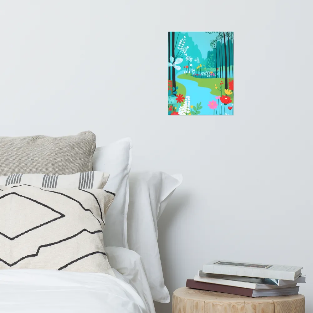 Whispers of Spring: A Colorful Retreat | Poster | 11″×14″