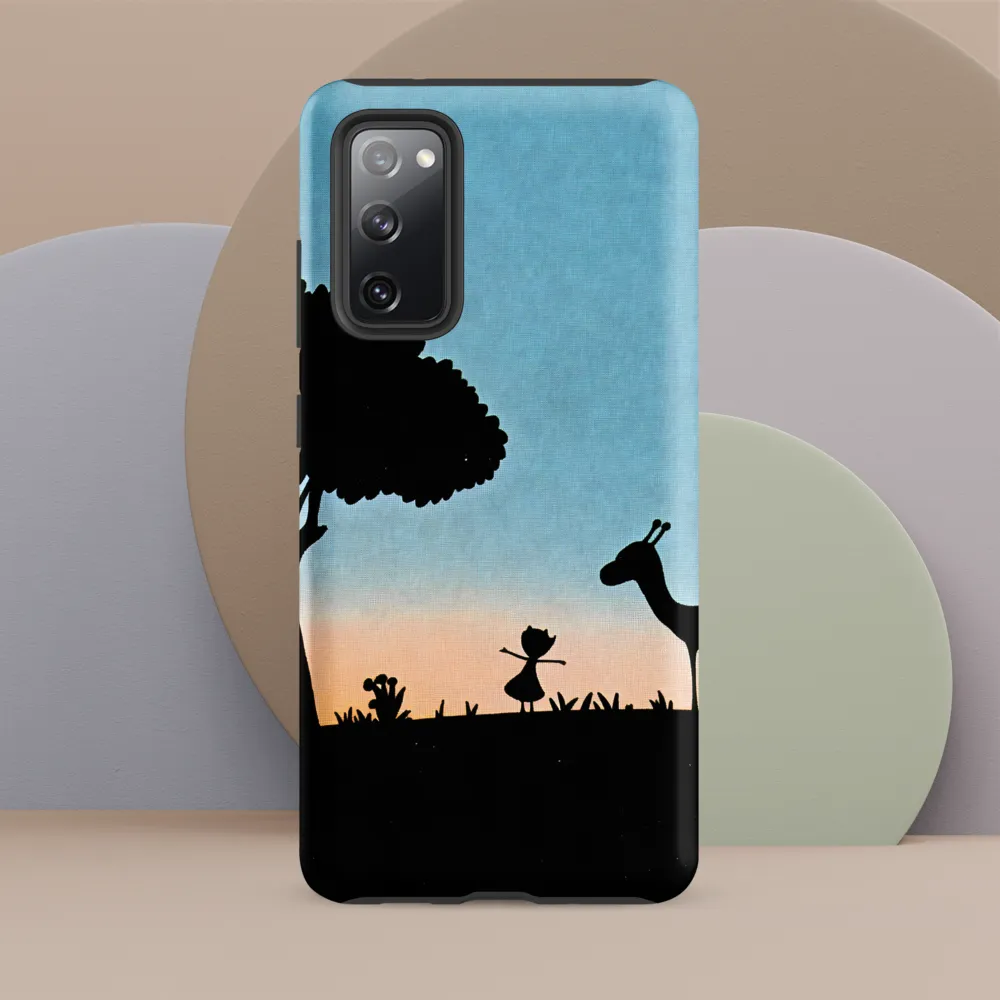 Curiosity in the Silhouette | Phone Case |  S20 FE | Tough Case | Matte