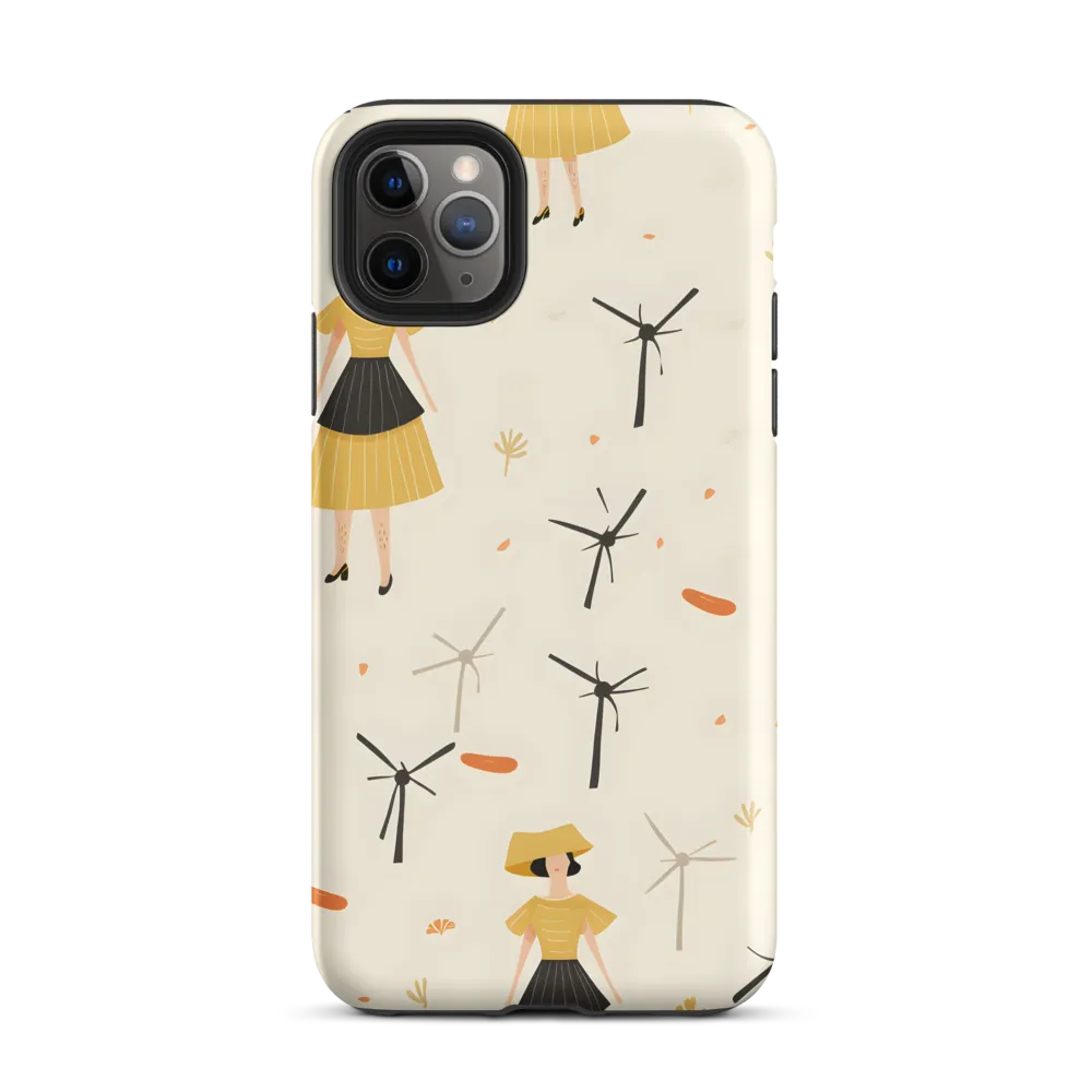 Whimsical Patterns of Nature and Femininity | Phone Case |  11 Pro Max | Tough Case | Matte