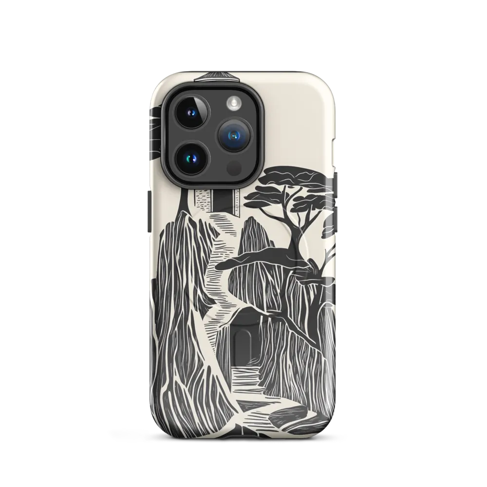 Echoes of a Mystical Tower | Phone Case |  14 Pro | MagSafe® Tough Case | Glossy