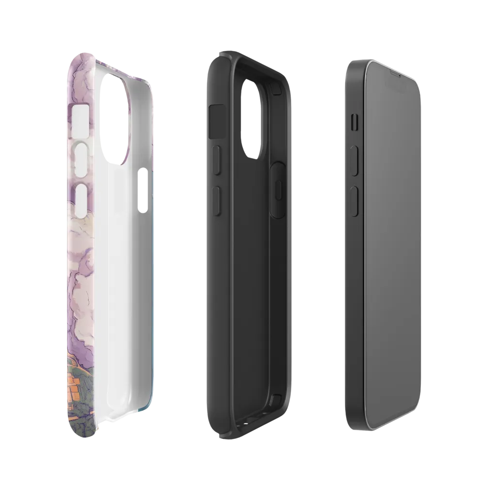 Serenity Over the Coast | Phone Case |  13 mini | Tough Case | Glossy