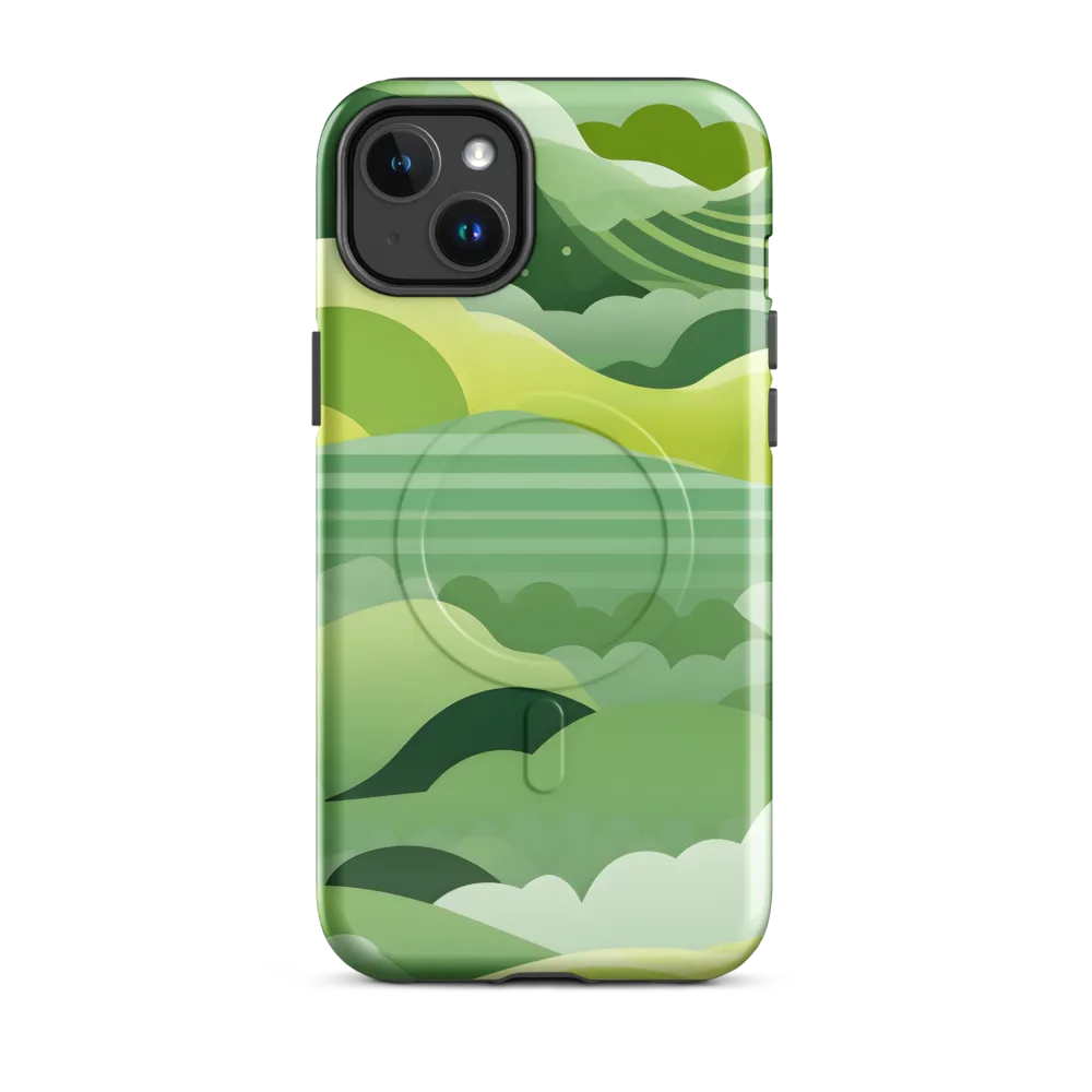 Tranquility in Green Waves