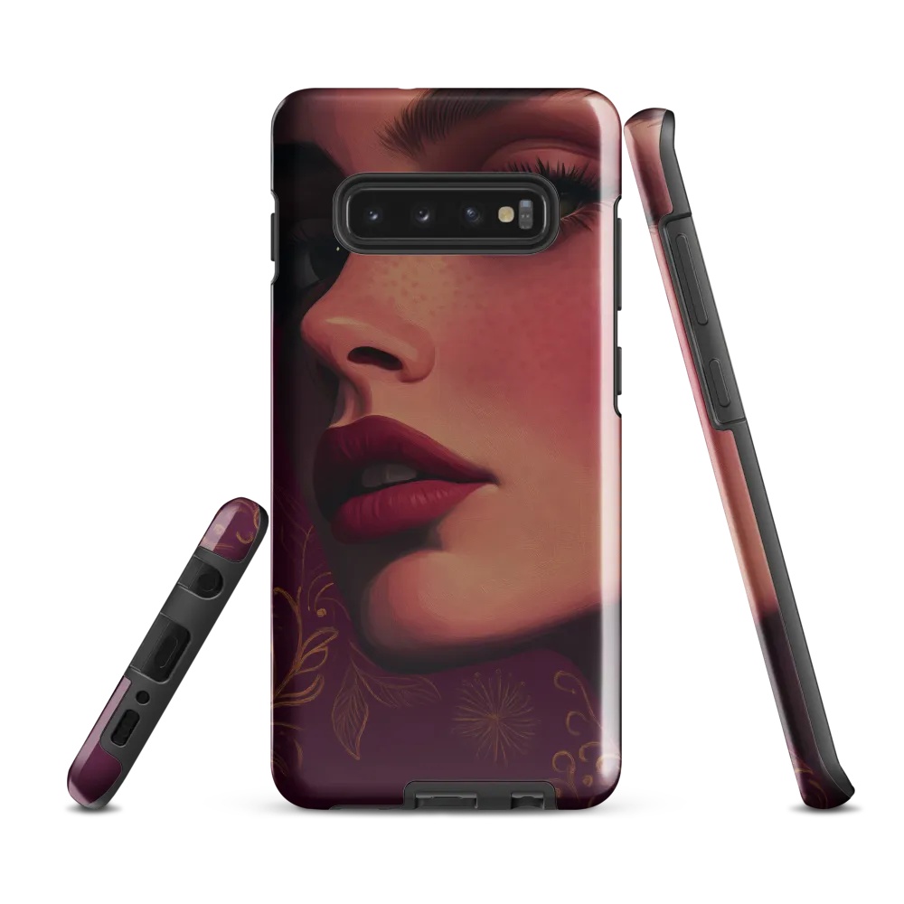 Portrait of Serene Beauty | Phone Case |  S10 Plus | Tough Case | Glossy